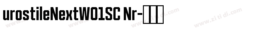 urostileNextW01SC Nr字体转换